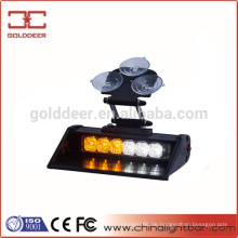 6LED blinkende Licht für LKW 15 Blitzmodi White Amber Warnung Sicherheit Auto Stroboskop GXT-601